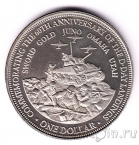 Острова Кука 1 доллар 2004 60 лет Высадке в Нормандии