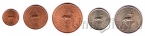 Катар и Дубай набор 5 монет 1966