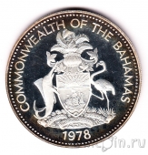 Багамские острова 10 долларов 1978 5 лет Независимости. Принц Чарльз