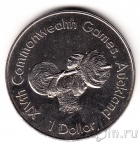 Новая Зеландия 1 доллар 1989 Штанга