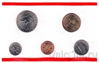 США набор 5 монет 2001 (D)
