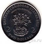 Восточно-Карибские Территории 2 доллара 2011 Рост сбережений