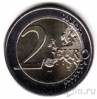 Люксембург 2 евро 2013 Национальный гимн