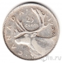 Канада 25 центов 1952