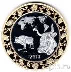 КНДР 100 вон 2013 Год быка
