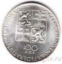 Чехословакия 100 крон 1991 Вольфганг Амадей Моцарт