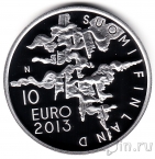 Финляндия 10 евро 2013 Ээро Ярнефельт