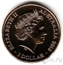Австралия 1 доллар 2013 Год змеи