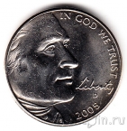 США 5 центов 2005 Выход к океану (D)