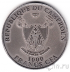 Камерун 1000 франков 2013 Леопард. Цветная