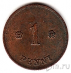 Финляндия 1 пенни 1919