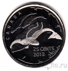 Канада 25 центов 2013 Жизнь севера (матовая)