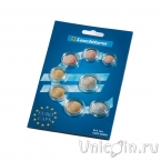 Набор капсул для полного набора евромонет (1 цент - 2 евро)