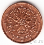 Австрия 2 евроцента 2002