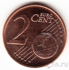 Нидерланды 2 евроцента 2001