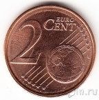 Люксембург 2 евроцента 2002