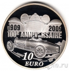 Франция 10 евро 2009 Этторе Бугатти