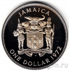 Ямайка 1 доллар 1972 Бустаманте