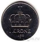 Норвегия 1 крона 1988