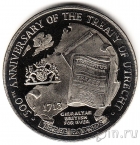 Гибралтар 3 фунта 2013 300 лет Утрехтскому договору
