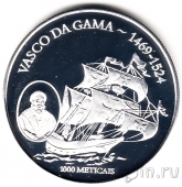 Мозамбик 1000 метикаль 2004 Васко да Гама
