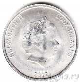 Острова Кука 10 центов 2012 Корабль
