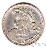 Гватемала 25 сентаво 1959