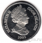 Острова Кука 1 доллар 2003 500 евро