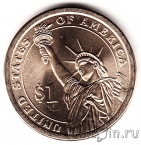 США 1 доллар 2014 №29 Уоррен Гардинг (P)