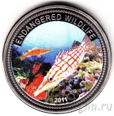 Палау 1 доллар 2011 Длиннорылый кудрепер