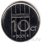 Нидерланды 10 центов 2001