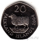 Фолклендские острова 20 пенсов 2004 Овца