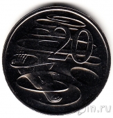 Австралия 20 центов 2008 Утконос