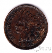 США 1 цент 1902