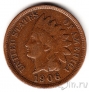 США 1 цент 1906