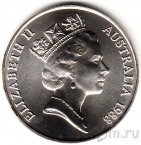 Австралия 10 долларов 1988 Корабли