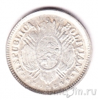 Боливия 5 сентаво 1891
