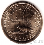 США 1 доллар 2007 Сакагавея (D)