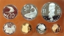 Острова Кука набор 7 монет 1973