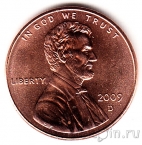 США 1 цент 2009 Профессиональная жизнь Линкольна (D)