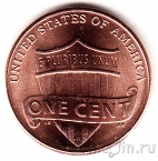 США 1 цент 2013 Щит (P)