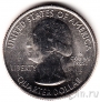 США 25 центов 2011 Chickasaw (цветная)