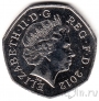 Великобритания 50 пенсов 2012
