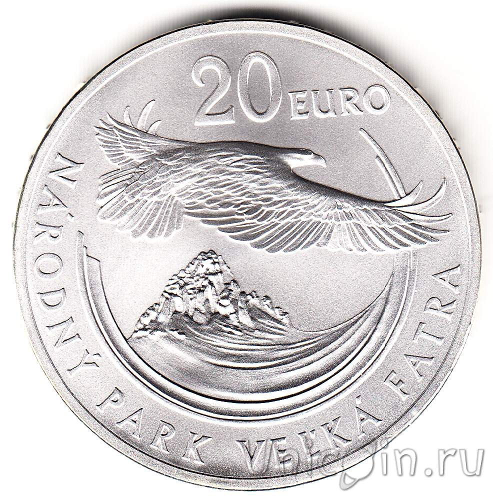 Словакия 20 евро 2009 Сокол. Интернет-магазин монет UniCoin