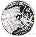 Словакия 20 евро 2010 Волки