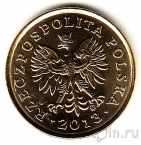 Польша 2 гроша 2013