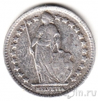 Швейцария 1/2 франка 1942