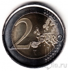 Испания 2 евро 2014 Парк Гуэля