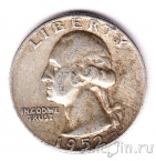 США 25 центов 1952