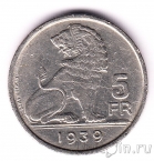 ������� 5 ������� 1939 (BELGIE - BELGIQUE)